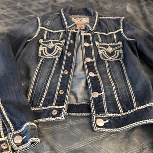 True Religion jean jacket size medium